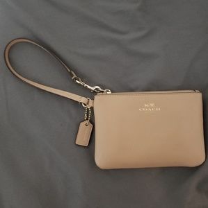 Coach side wristlet